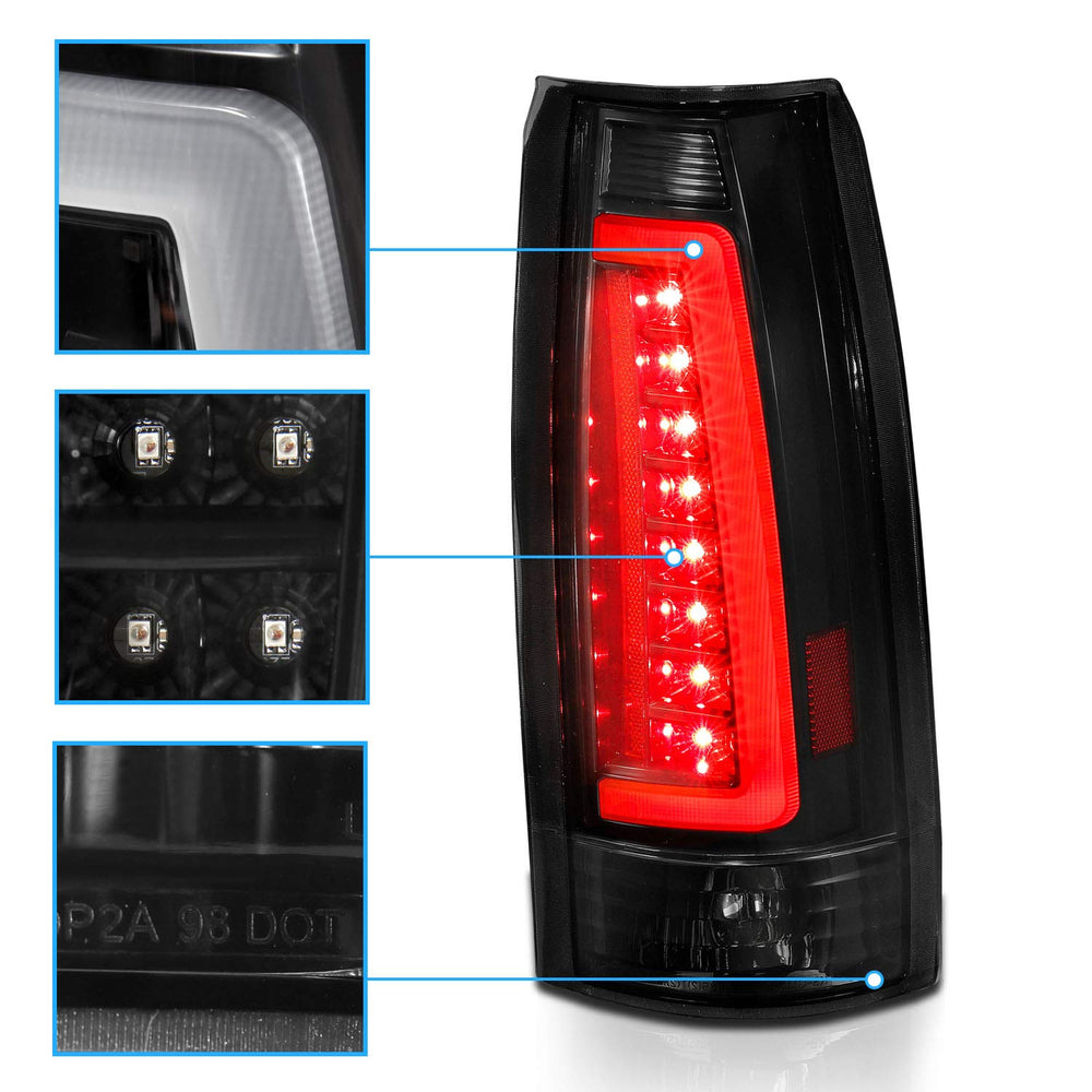 AmeriLite CK tail light back view showing seamless OEM-like integration