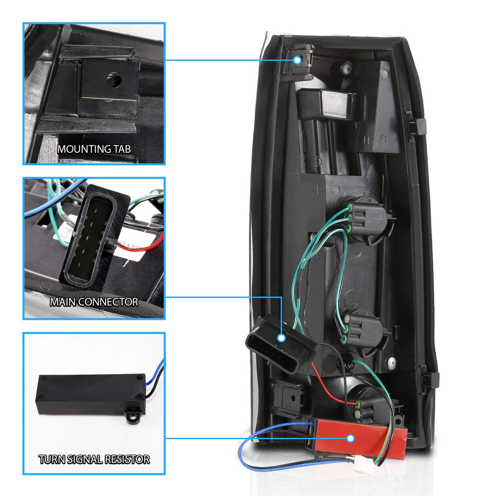 AmeriLite CK tail light packaging showcasing a new aftermarket two-side set