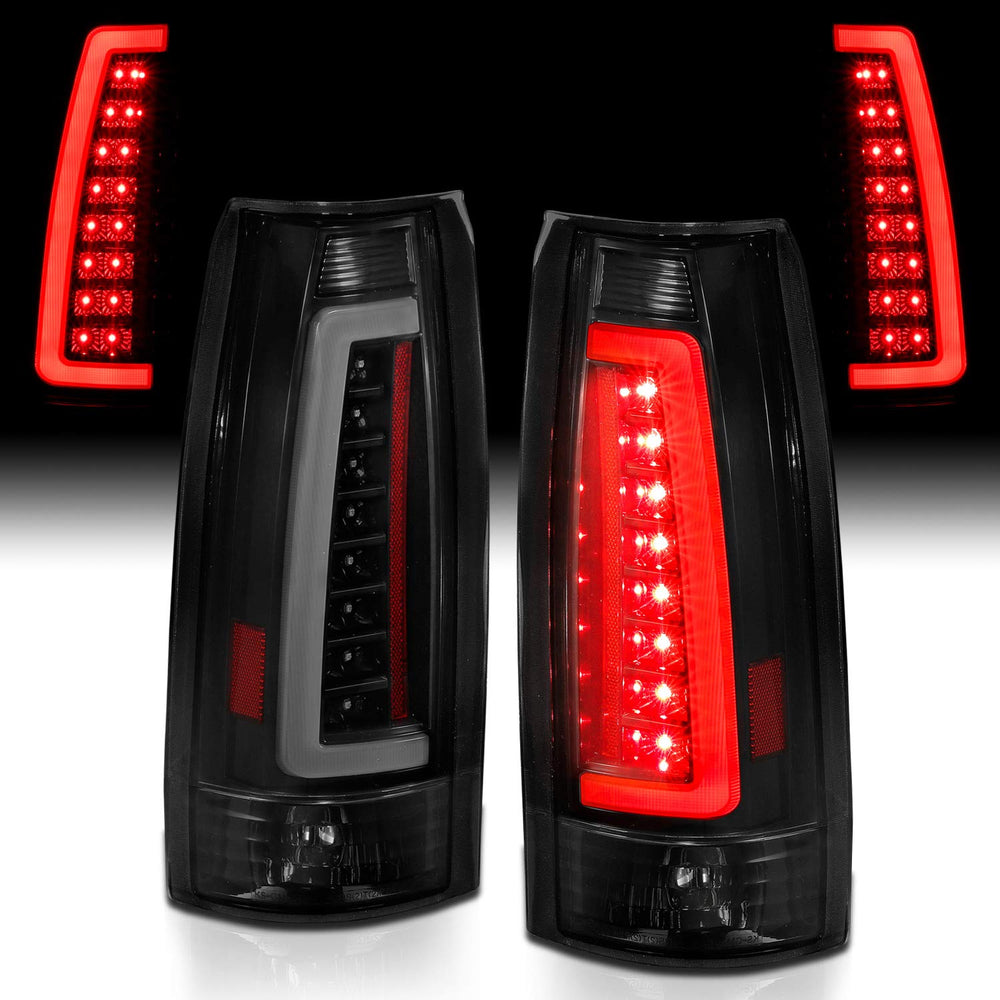 AmeriLite CK tail light passenger side with LED tube for full on-road illumination
