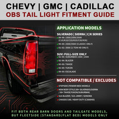 AmeriLite crystal red tail light closeup lens showing premium finish and detail