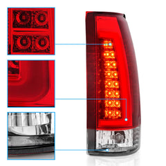 AmeriLite crystal red tail light LED array delivers clear signaling
