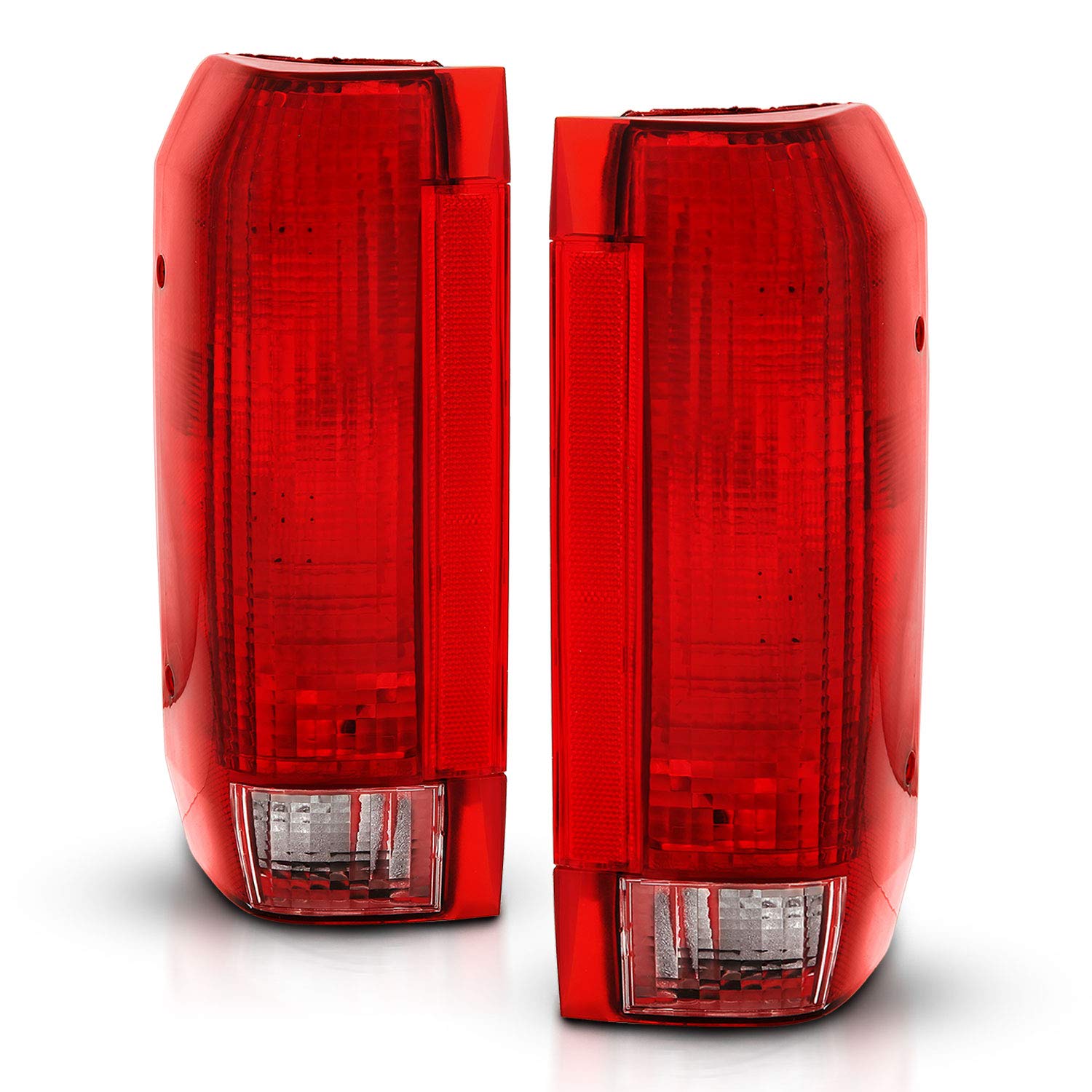 AmeriLite tail light assembly, passenger side for Bronco/F-150, enhances signaling and safety.