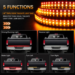 AMEXMART tailgate light bar white reverse lights assist maneuvering