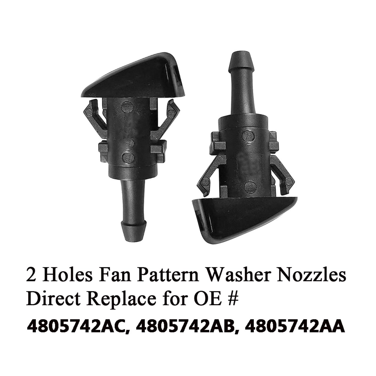 AMFRNE 4805742AC washer nozzle front-right jet delivers precise windshield spray