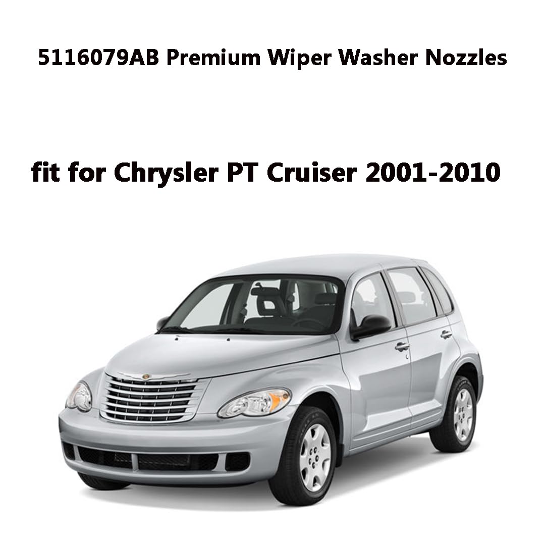 Durable aftermarket wiper nozzle material for long-lasting use.