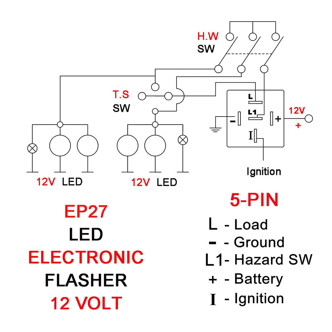 AMFRNE EP27 relay packaged with quick install instructions.