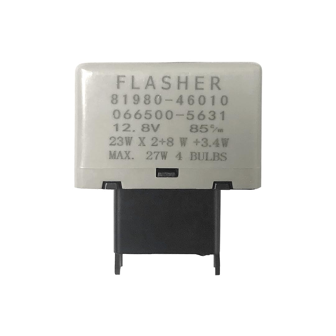 AMFRNE LED flasher relay assembly prevents hyper-flash on Toyota signals.