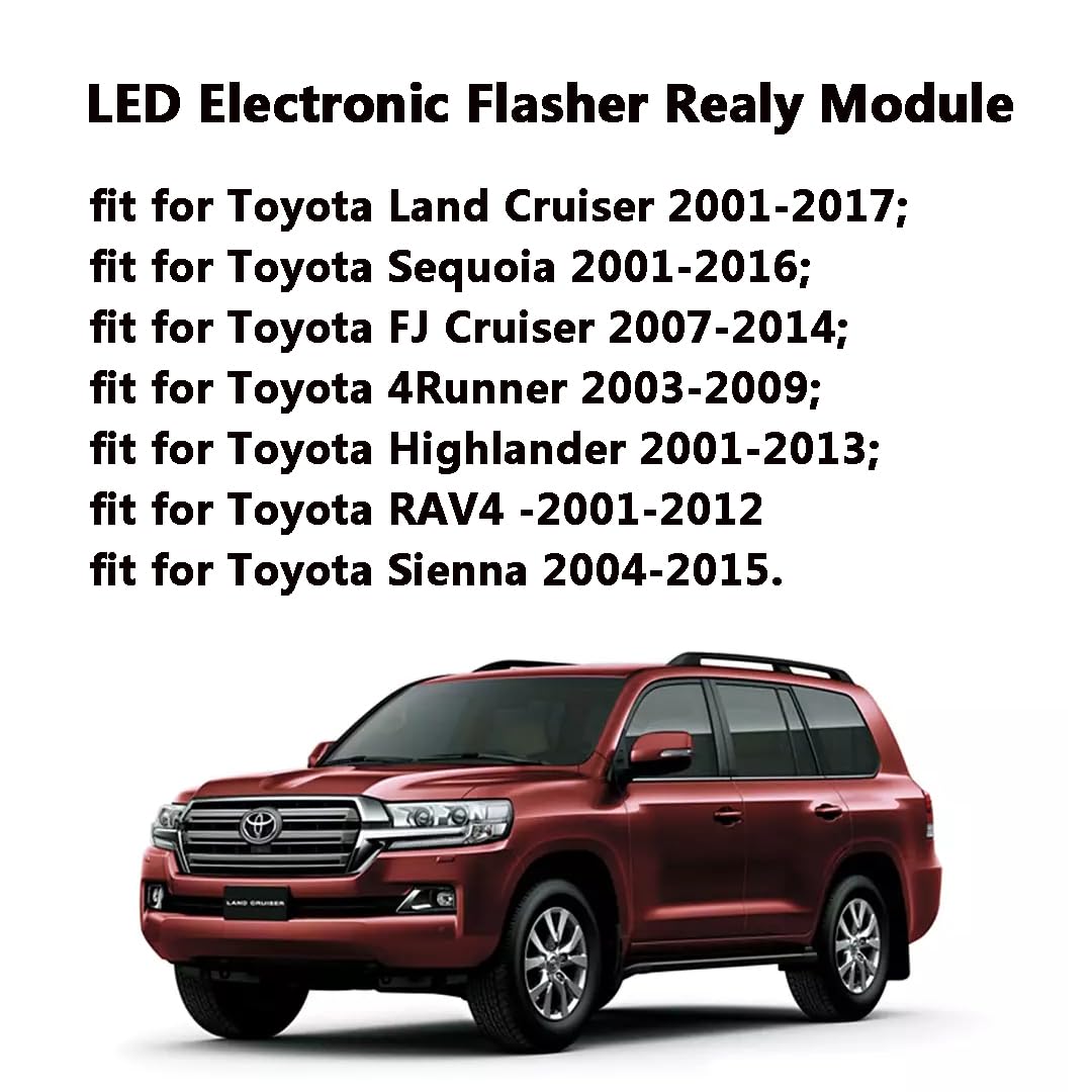 AMFRNE LED turn signal hazard flasher improves signaling reliability.