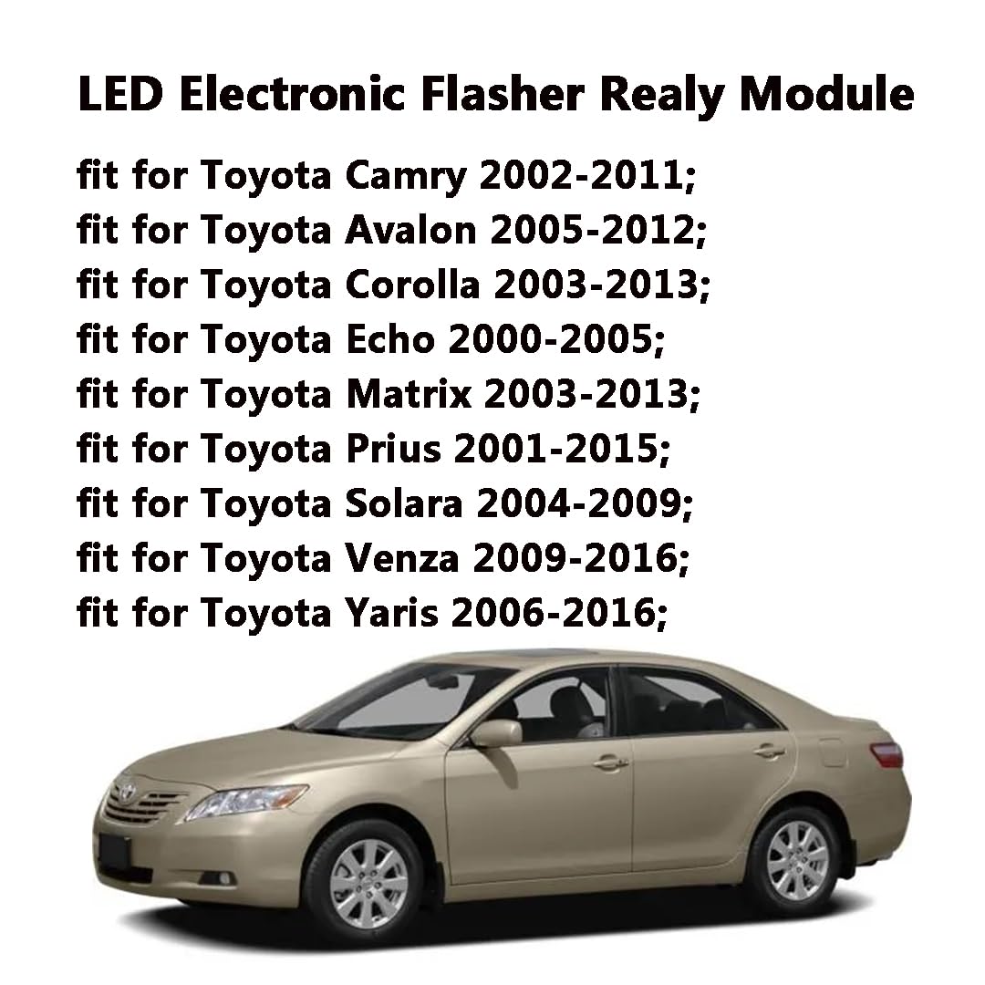 AMFRNE Toyota model compatibility guide highlights supported vehicles.