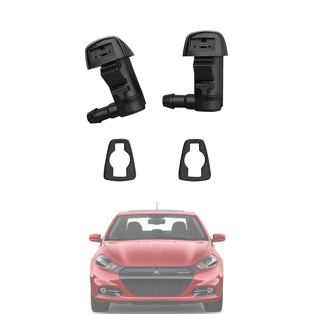 AMFRNE wiper nozzles 2-pack provide reliable spray coverage.