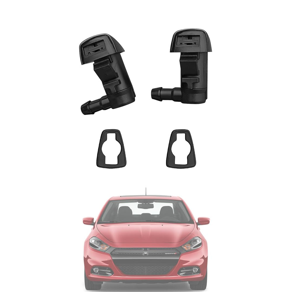 AMFRNE wiper nozzles 2-pack provide reliable spray coverage.