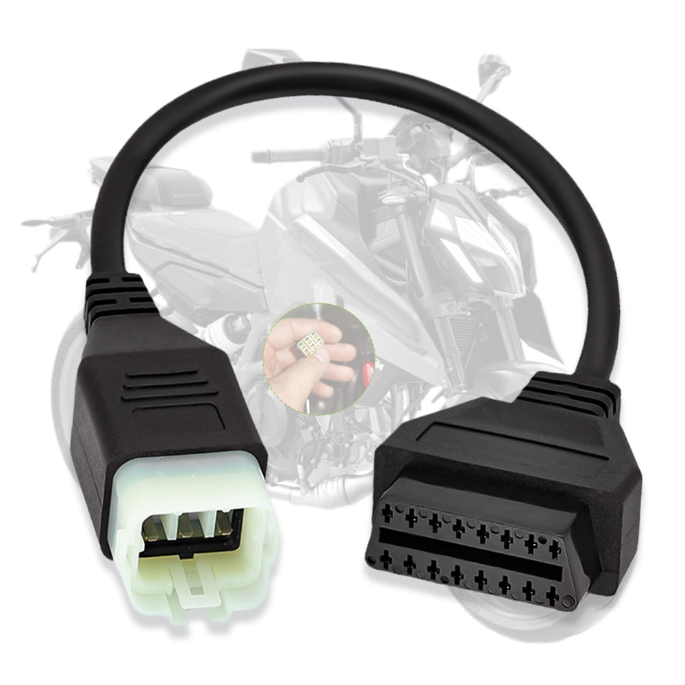 AMHTDOL KTM 6pin to 16pin adapter for motorcycle diagnostics
