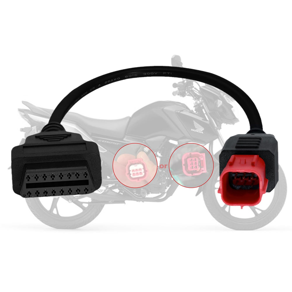 AMHTDOL OBD2 adapter cable demonstrates wide compatibility across motorcycle brands.