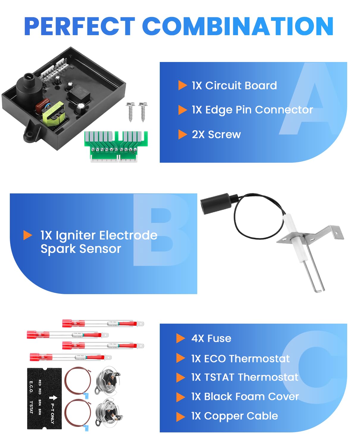 AMI PARTS compatibility overview covers many Atwood models for broader use.