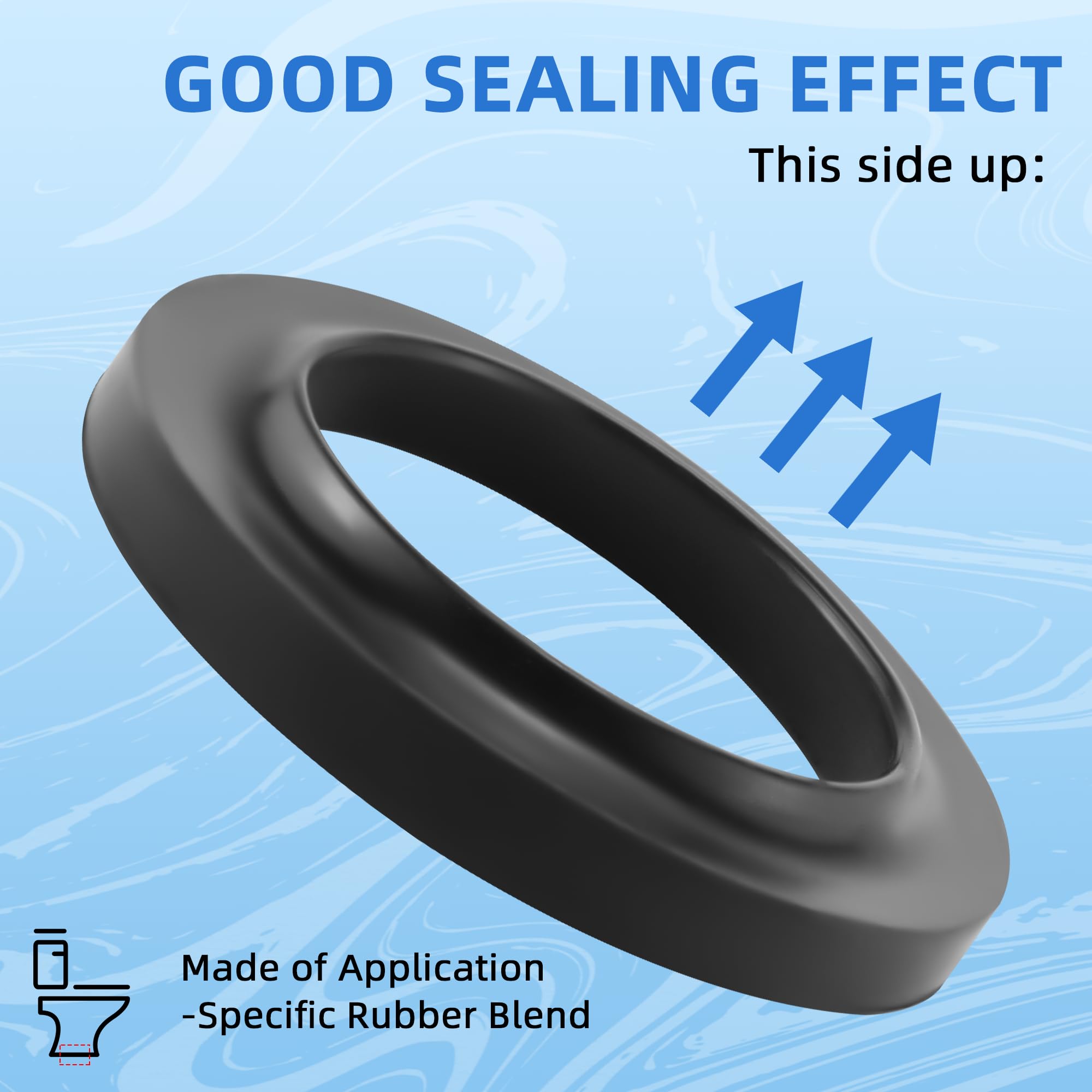 AMI PARTS toilet base seal included ensures secure fit and leak prevention