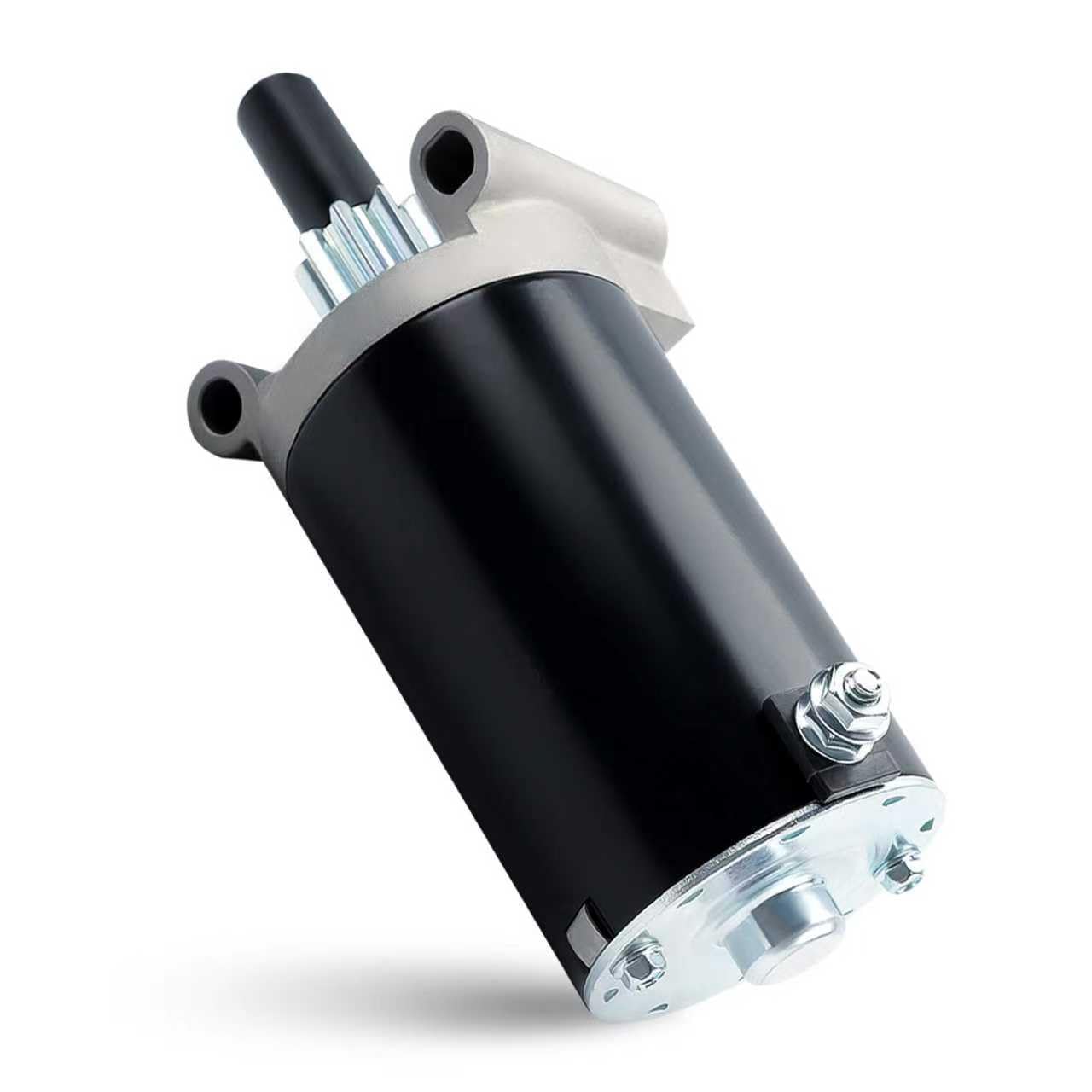 AMICAREP Kohler starter motor with 9 teeth, front view, for reliable engine starts.