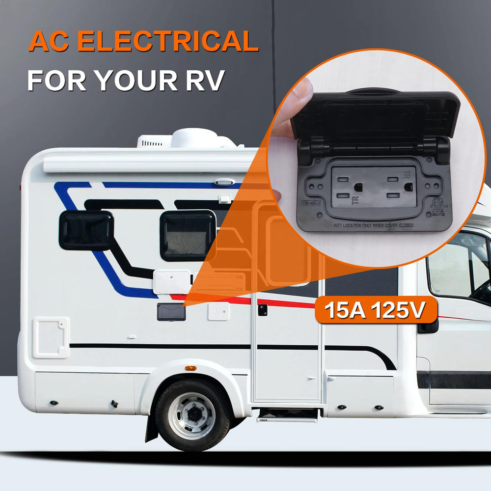 AMOMD RV camping outdoor power solution boosts reliable energy access on trips.