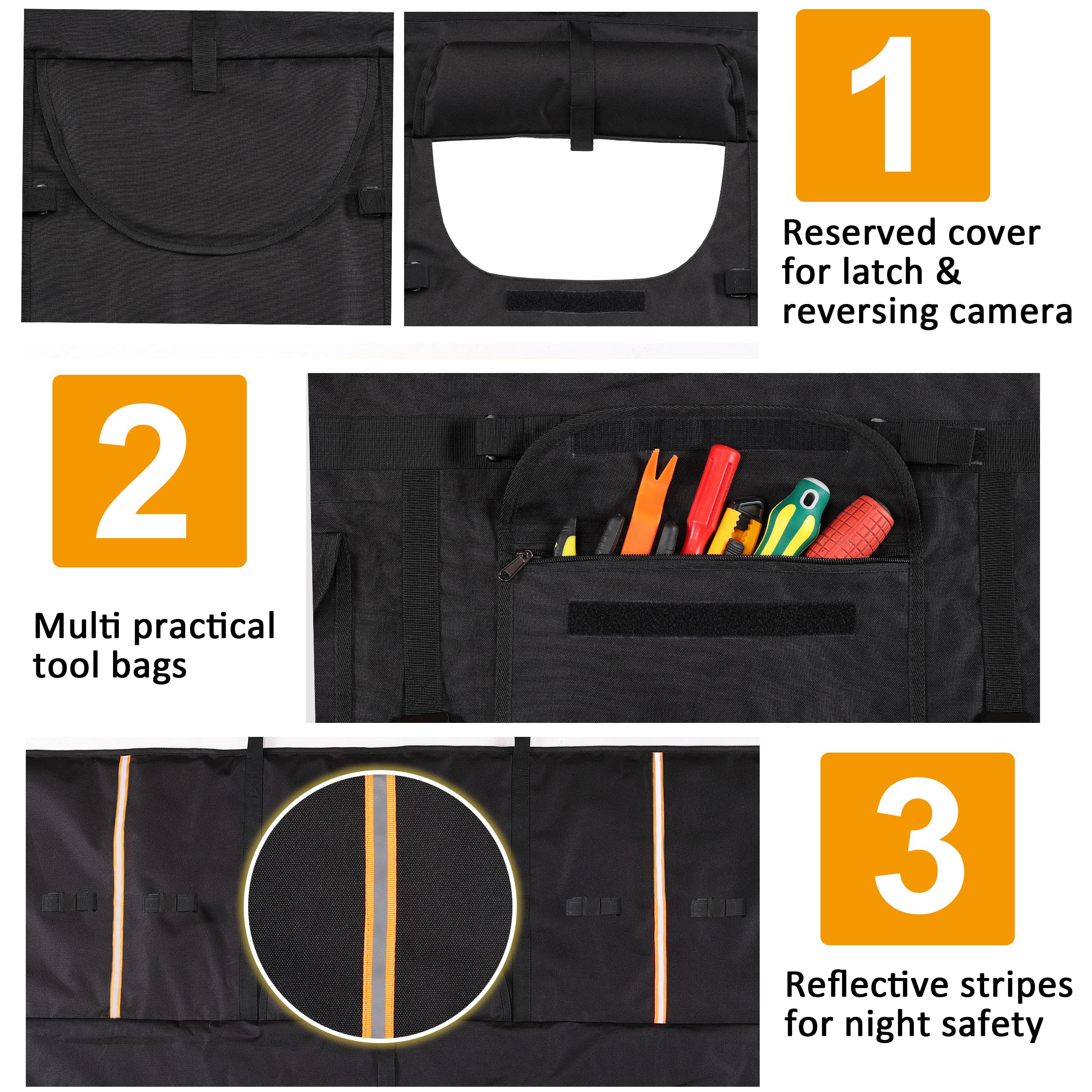 Amooca quick-install straps simplify setup for pickups and trucks.