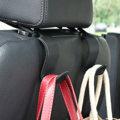 Amooca headrest hook rotation 360 degrees enables versatile placement.
