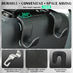 Amooca purse-hanging-solution keeps handbags organized and clutter-free.