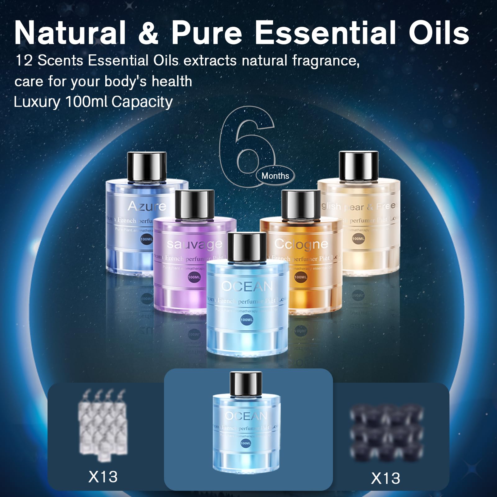 Amor Lyris glass refill bottle highlights sustainable design and easy refills