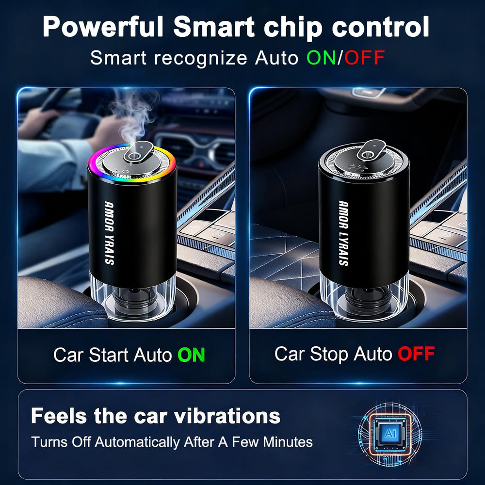 Amor Lyris RGB lights sync with music for a relaxing drive