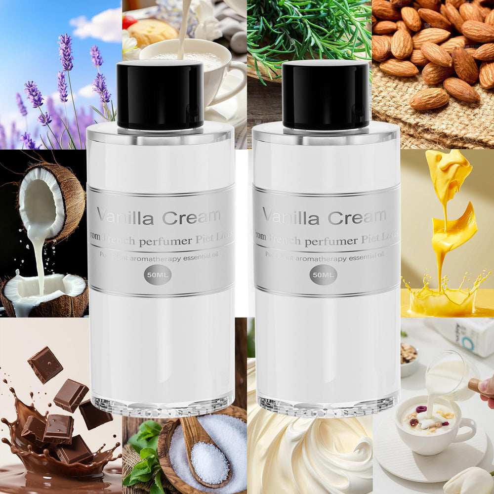 Amor Lyris natural fragrances sample display highlights plant-based scents.