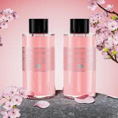 Amor Lyris pink cherry blossom refill front view, delivering long-lasting car scent.