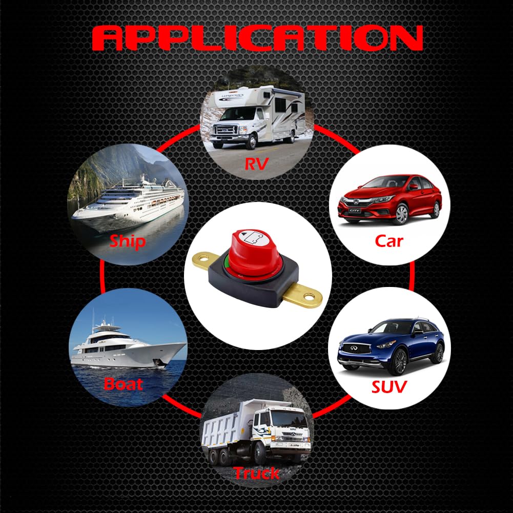 Ampper disconnect reduces idle battery draw when vehicle or boat is not in use