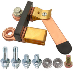 Ampper side post switch kit mounted for secure power isolation.