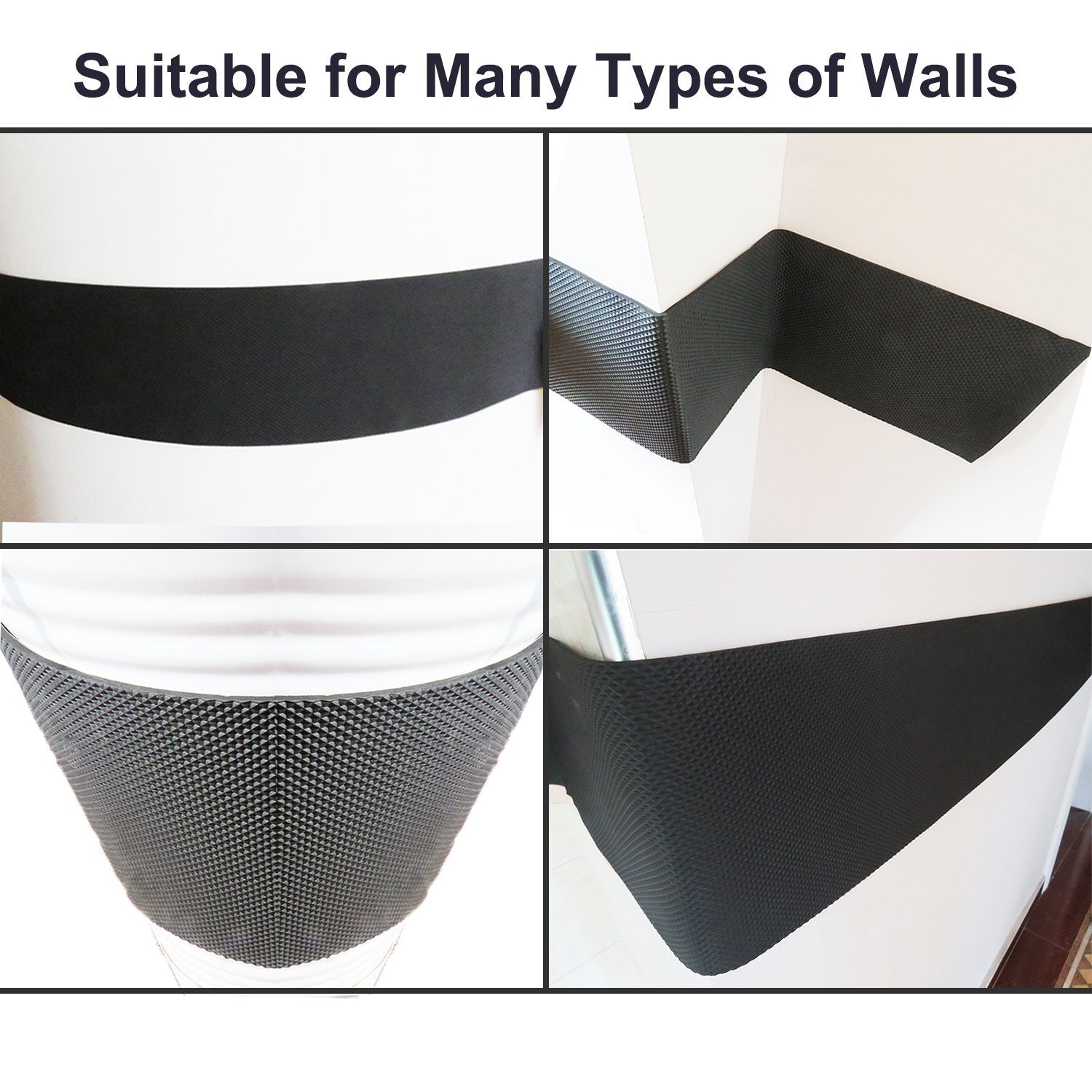AMPULLA dual-strip pack highlighting full protection on both door and wall surfaces.