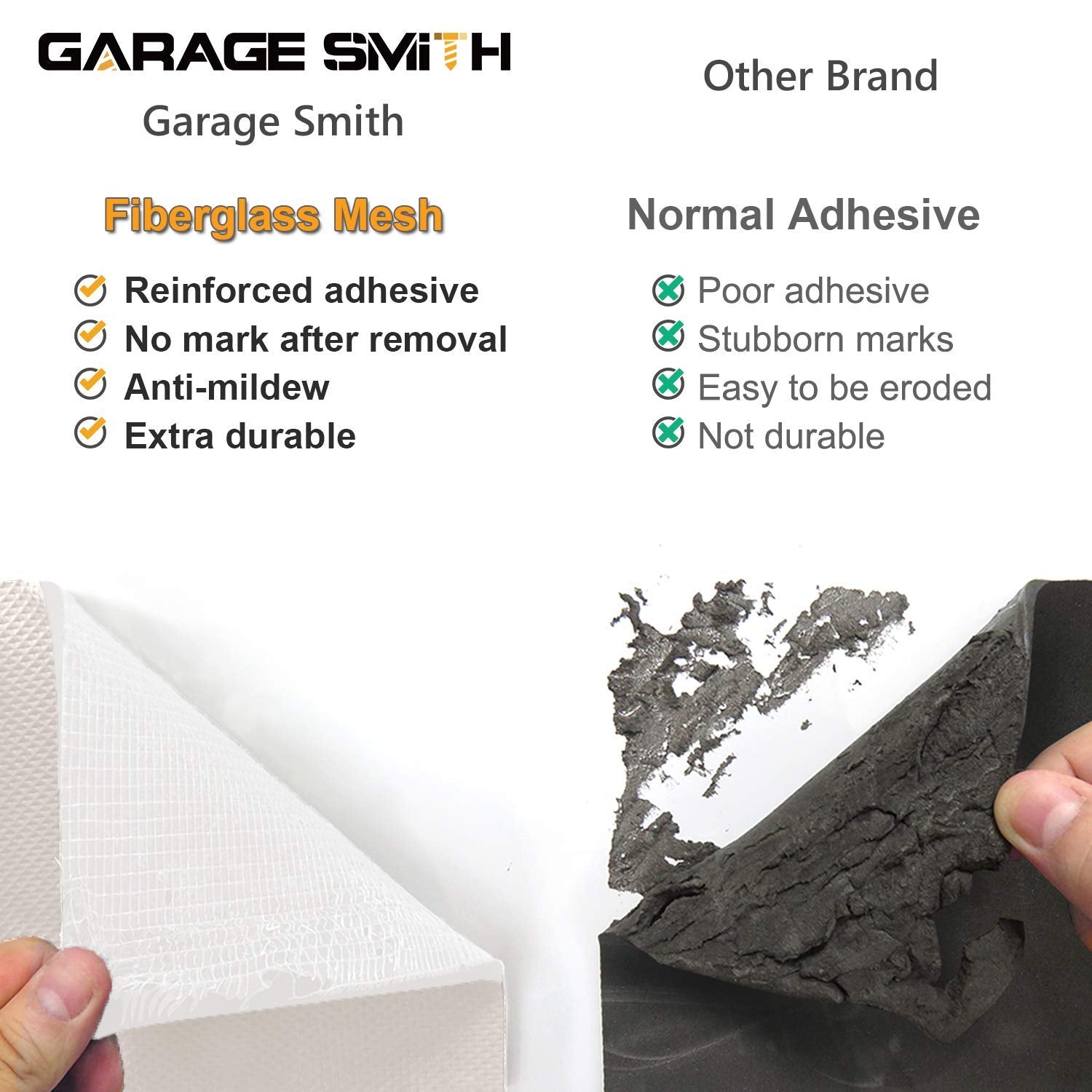 AMPULLA GWP02S easy removal prevents wall marks after repositioning