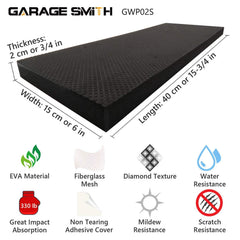 AMPULLA GWP02S fiberglass mesh adhesive allows clean removal without wall damage.