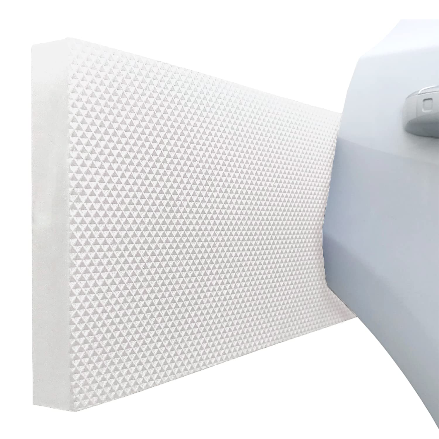 AMPULLA GWP02S garage wall protector with diamond texture in white