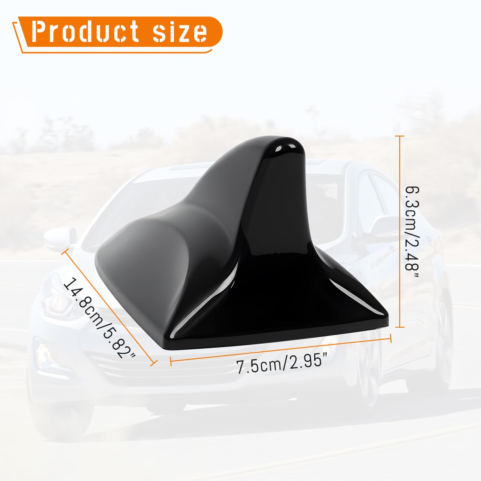 AMSPrac package includes shark fin antenna cover, GPS not included.