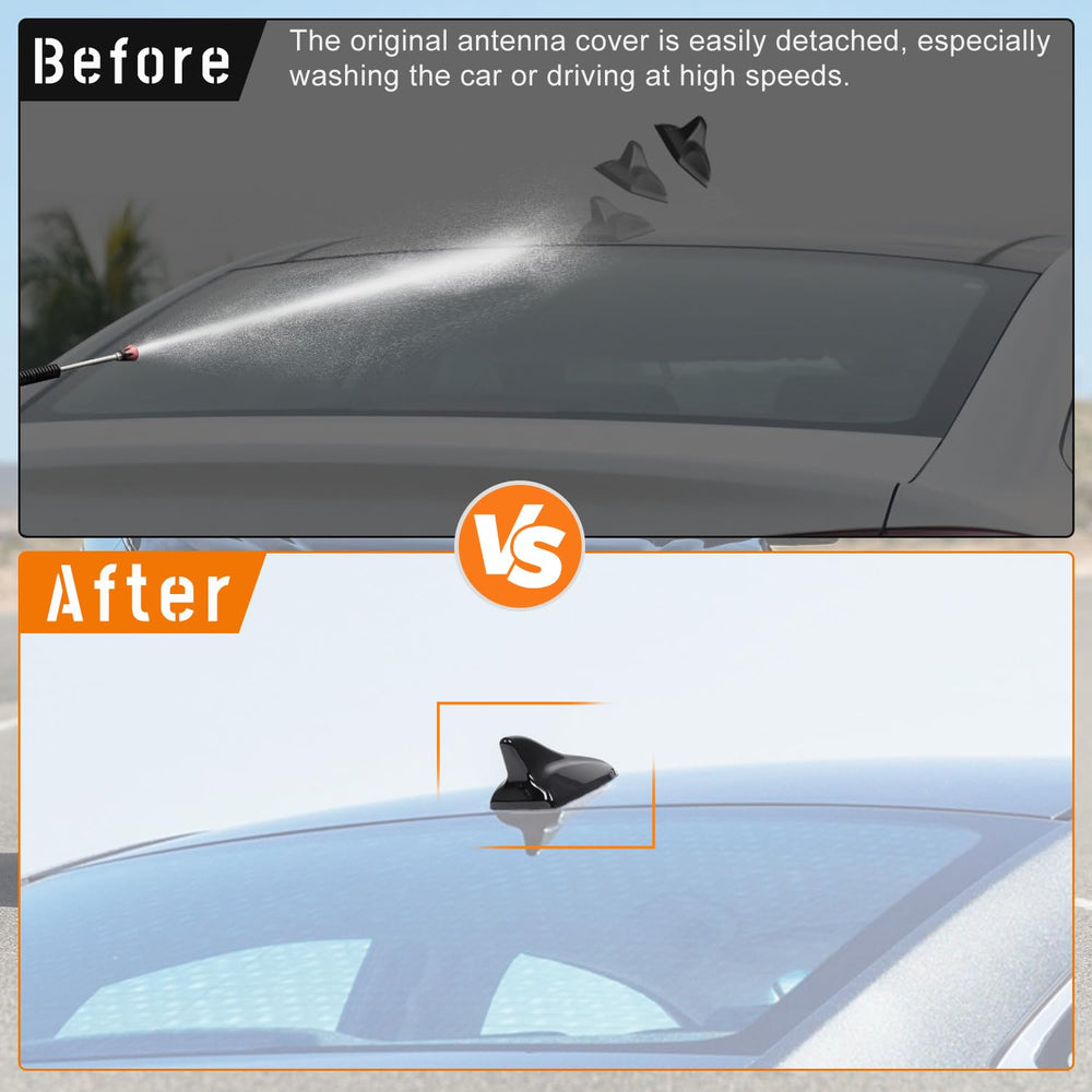 AMSPrac Shark Fin Antenna Cover Sonata LF gloss and weather resistance.