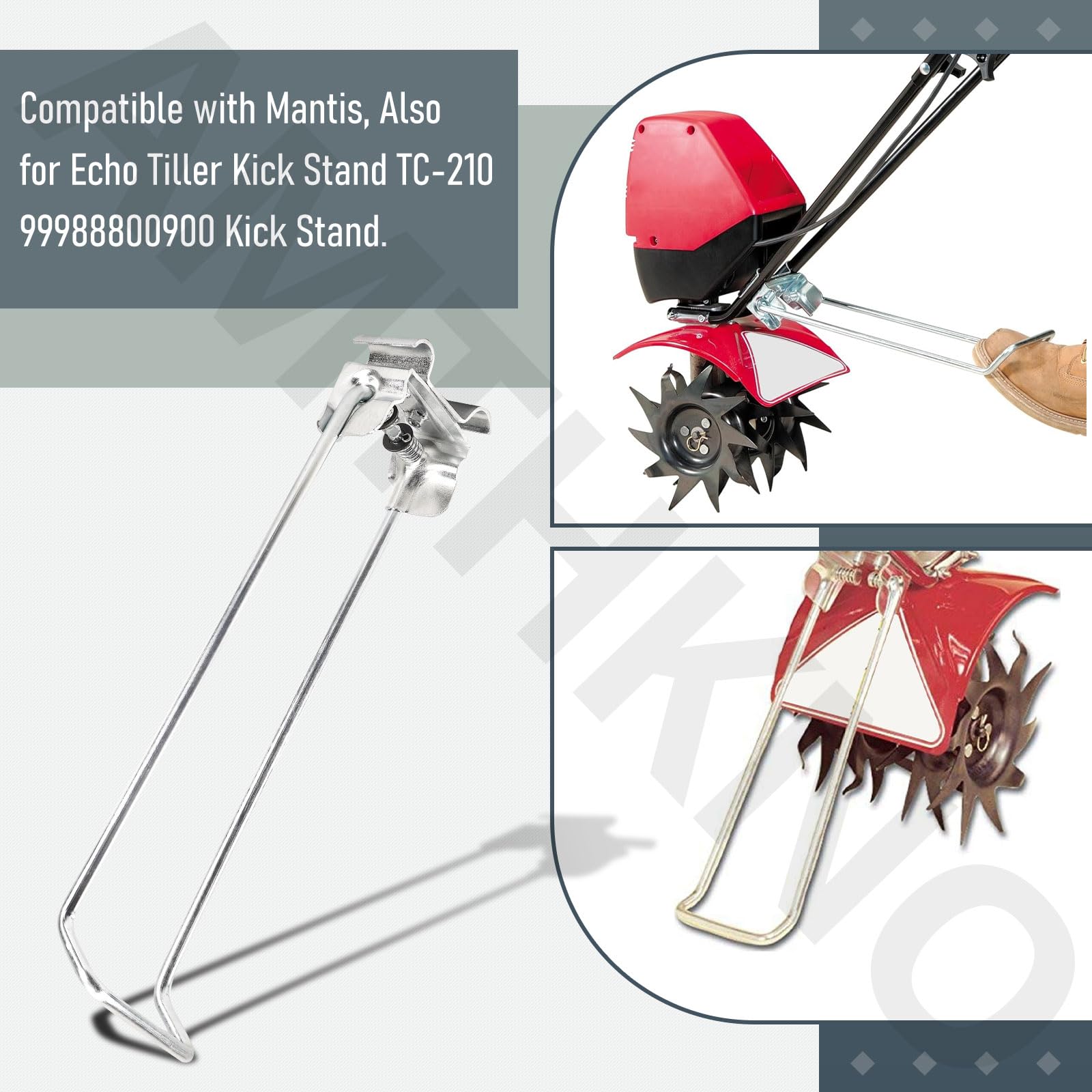 AMTHKNO easy install kick stand attachment for fast setup