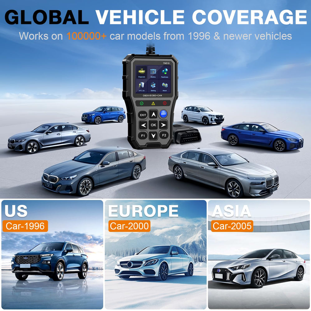 AMTIFO OBD2 scanner diagnostic results instantly highlight potential issues and readiness.