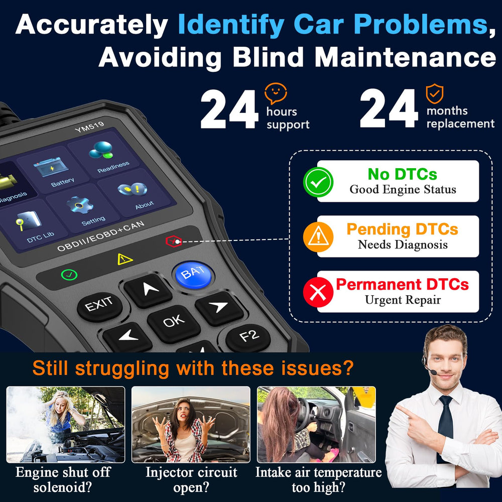 AMTIFO OBD2 scanner wide-vehicle compatibility covers most 1996+ cars and SUVs.