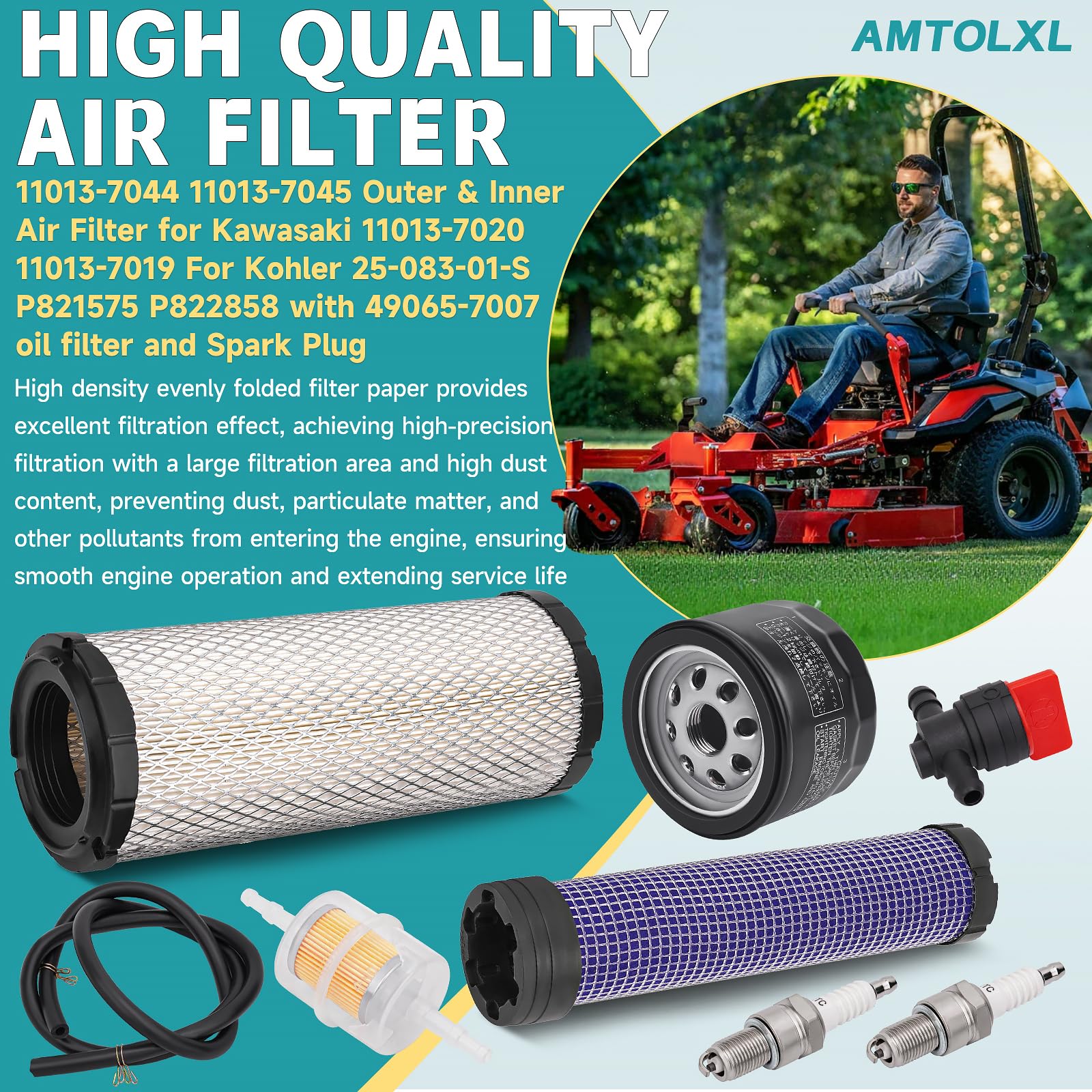 AMTOLXL clamps for secure hoses during maintenance