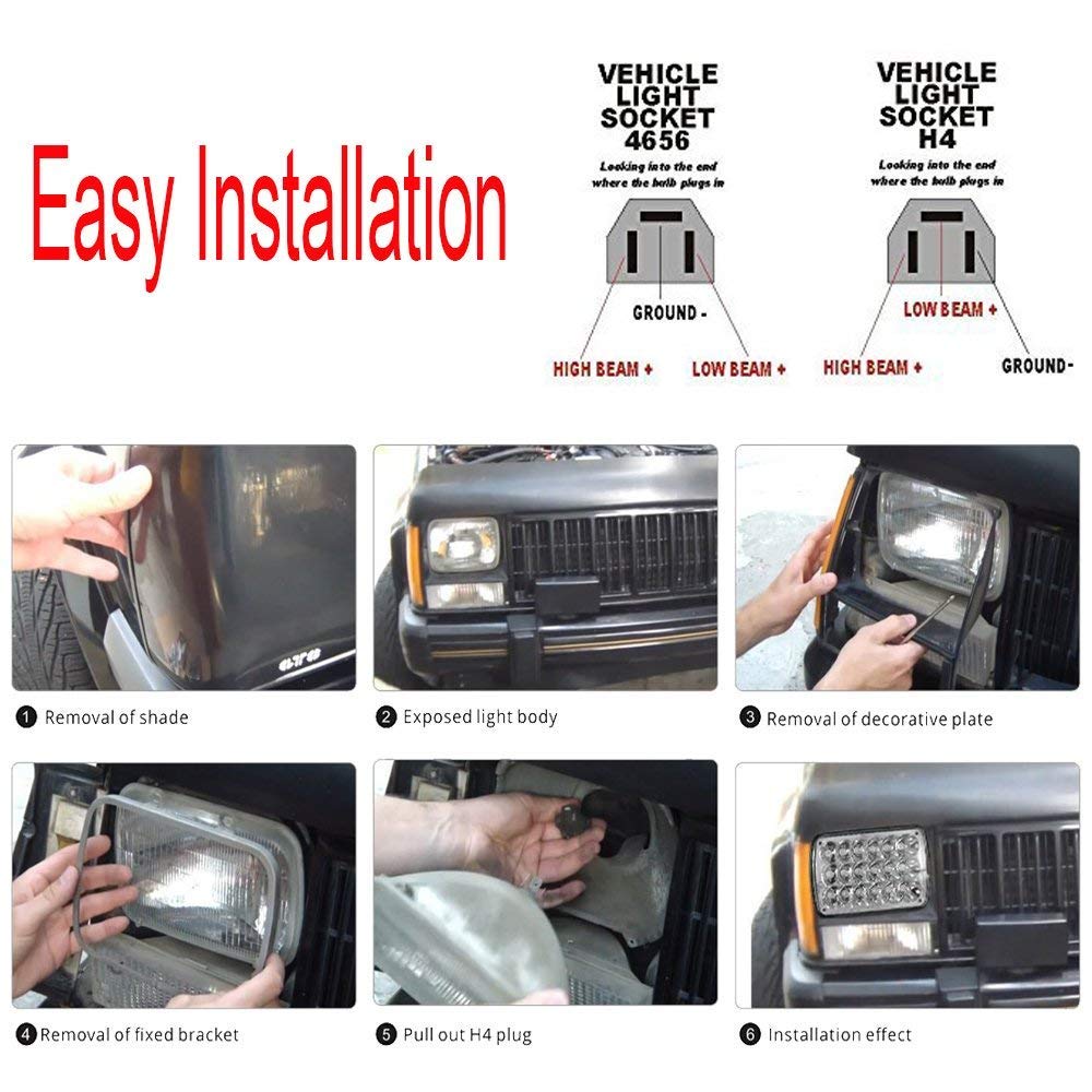 AMUNIESUN four-pack with adapters included for easy swap