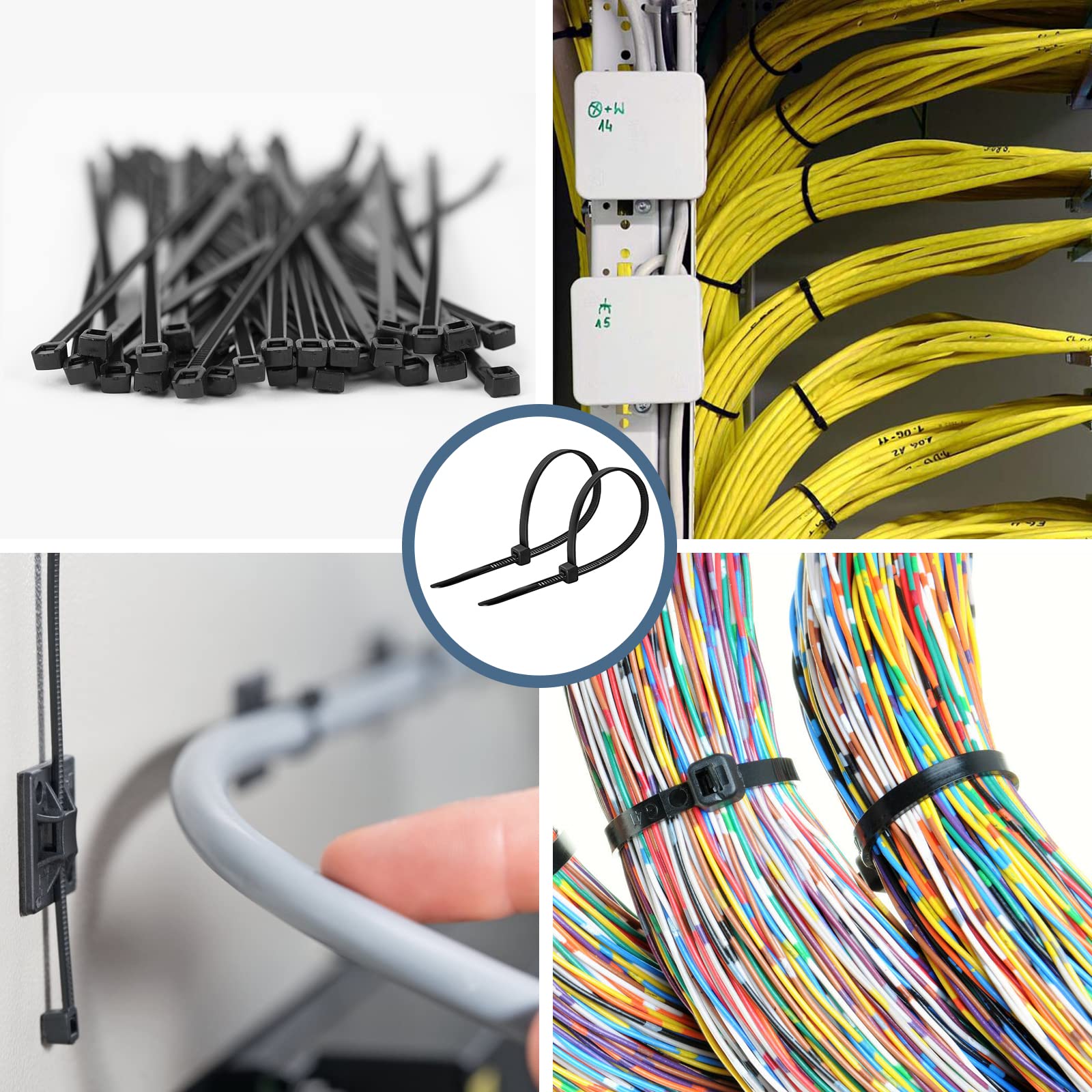 AMURS 100 zip ties complete the package for versatile fastening.