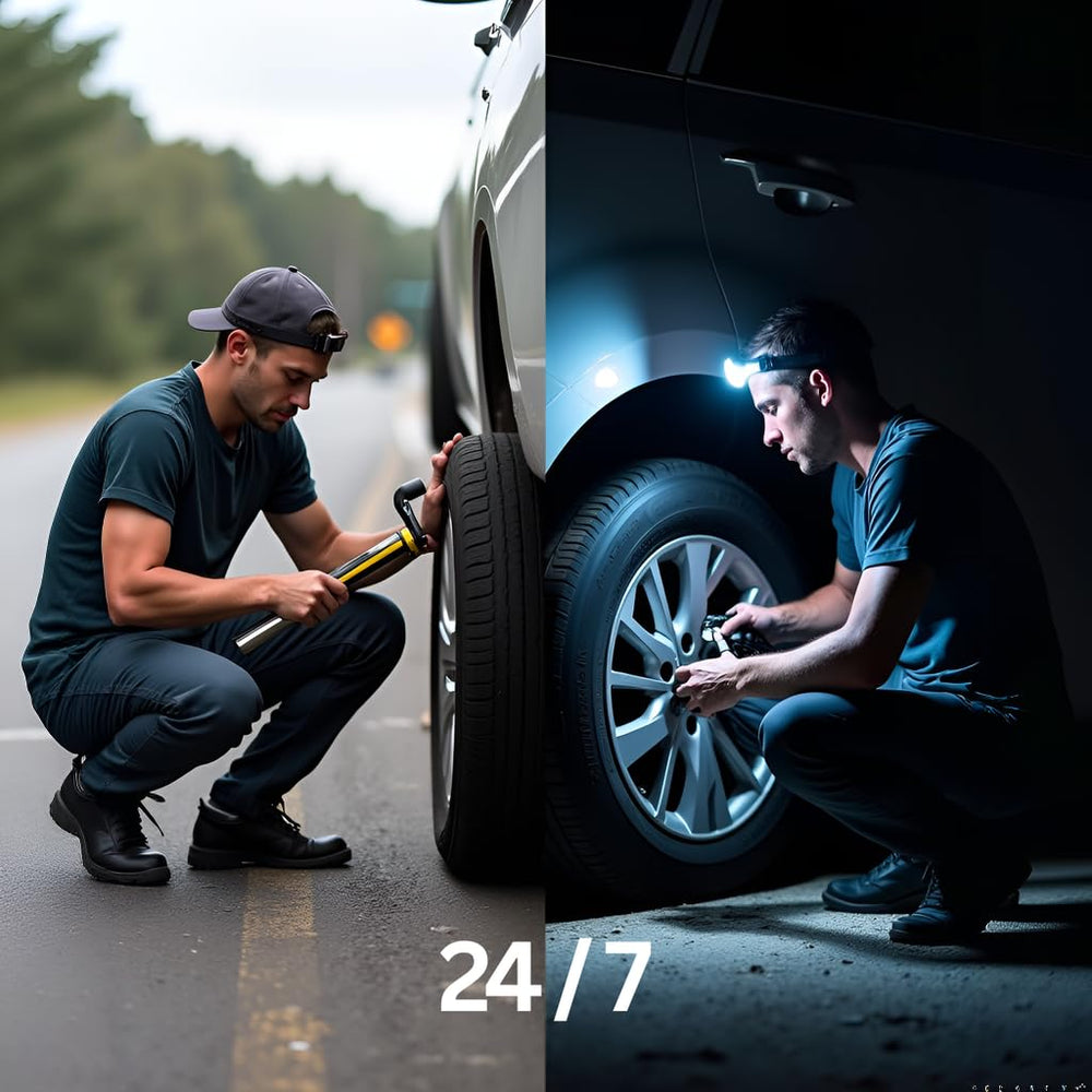AMVIA telescopic lug wrench designed for quick tire changes and reliable torque