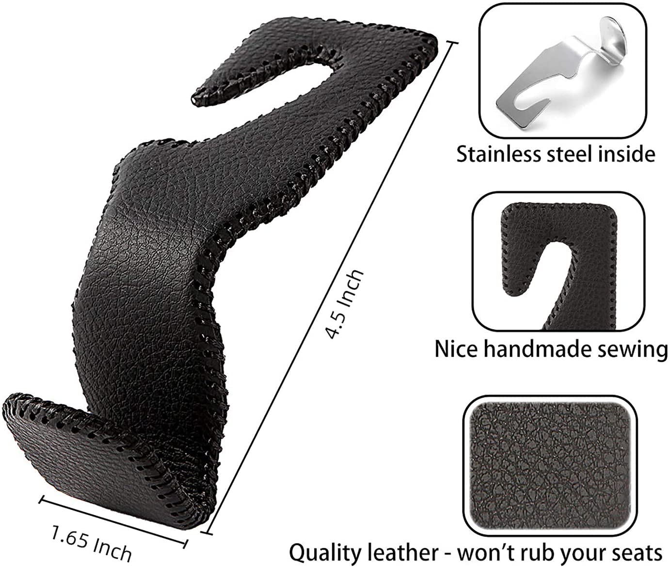 AMVOYOA durable metal core with leather cover withstands daily use.