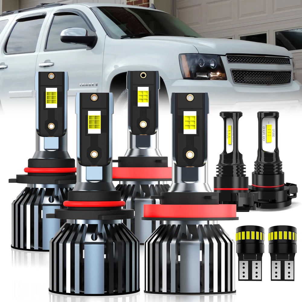 AMXTOBUB Tahoe 9005 high-beam bulbs for safer night driving with bright, even illumination.