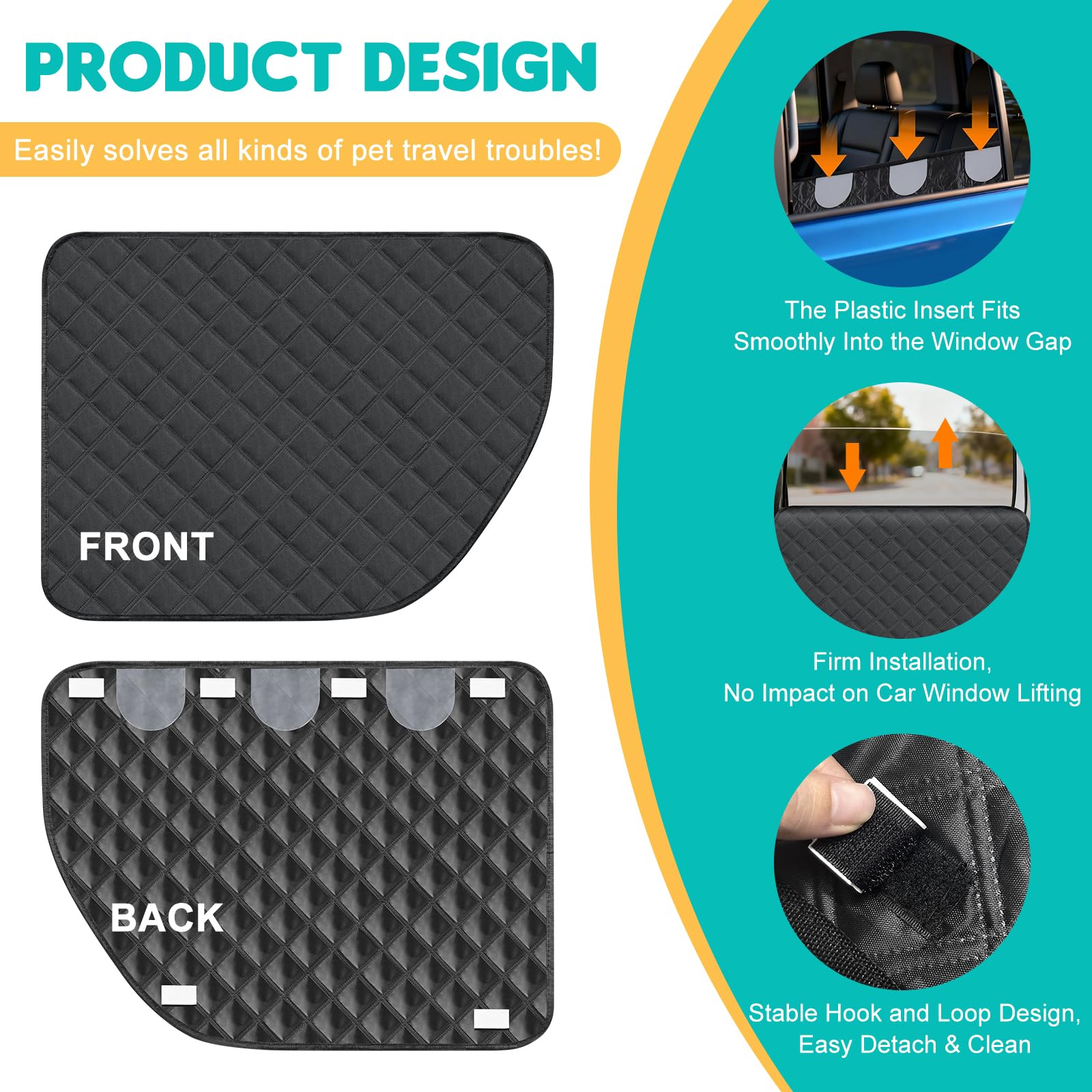 ANA EGO door protector waterproof layer keeps interiors dry after paws rest against doors