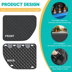 ANA EGO door protector waterproof layer keeps interiors dry after paws rest against doors
