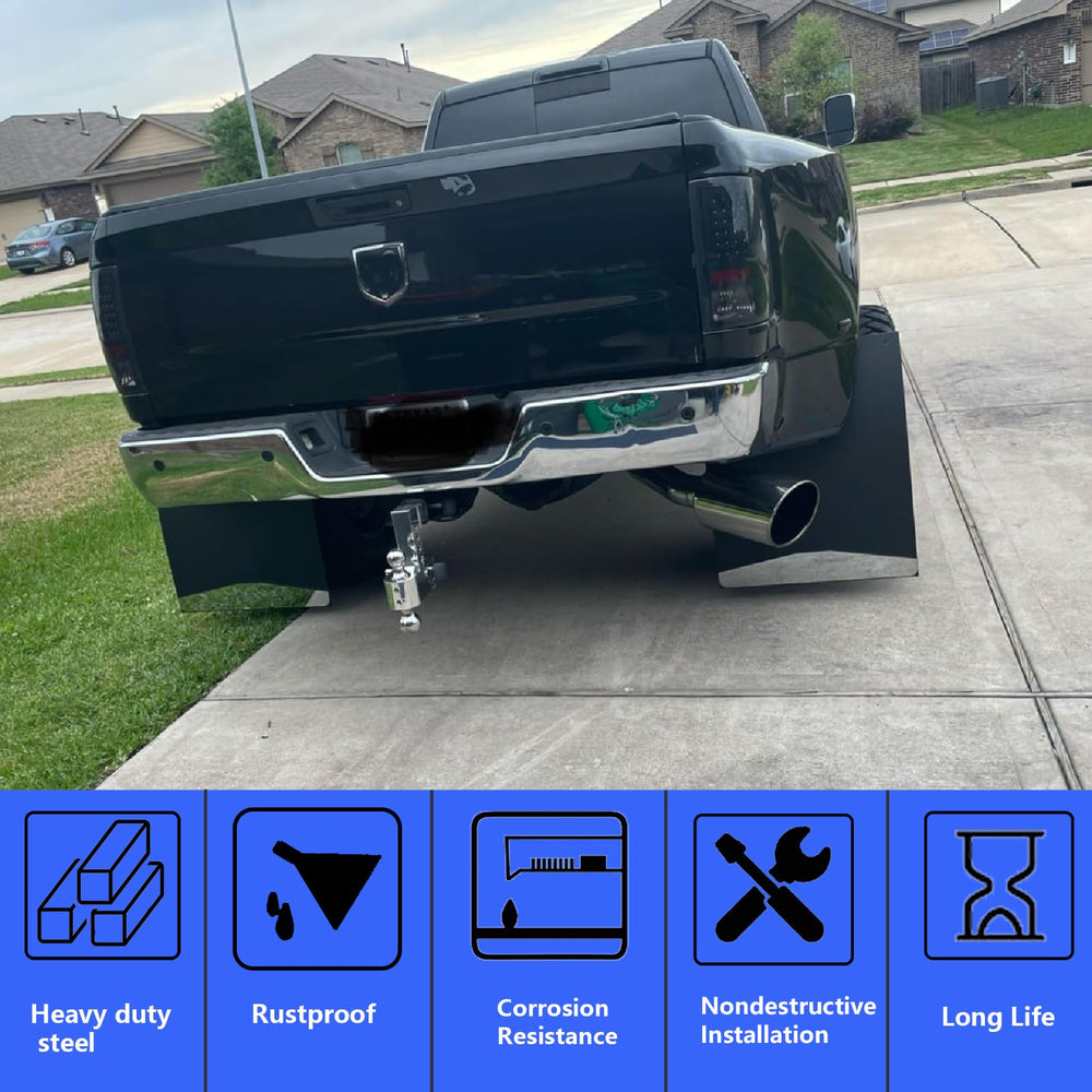 ANAQA complete mudflap set in packaging for easy upgrading