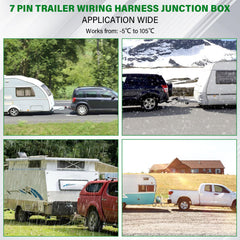 Anayguto 6 feet cord provides flexible routing for trailers, RVs, and towed vehicles