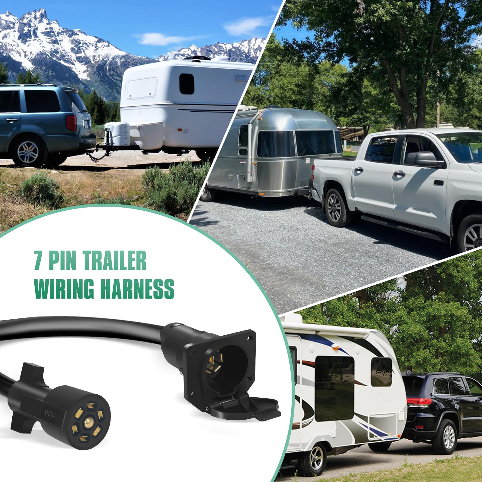 Anayguto plug-n-play wiring harness enables fast setup on the road.